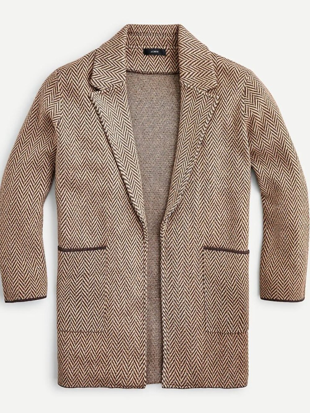 J.Crew Sophie Open-Front Sweater Blazer